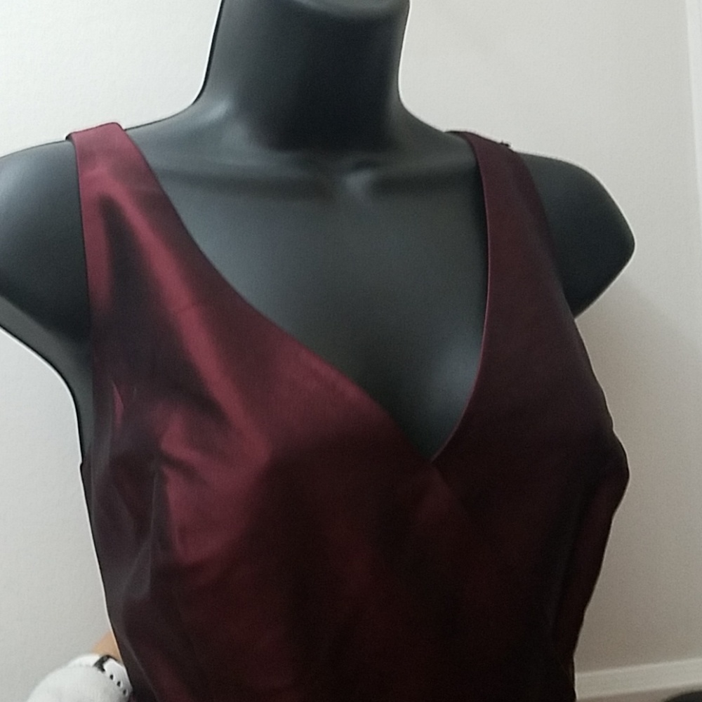 Formal maroon dress